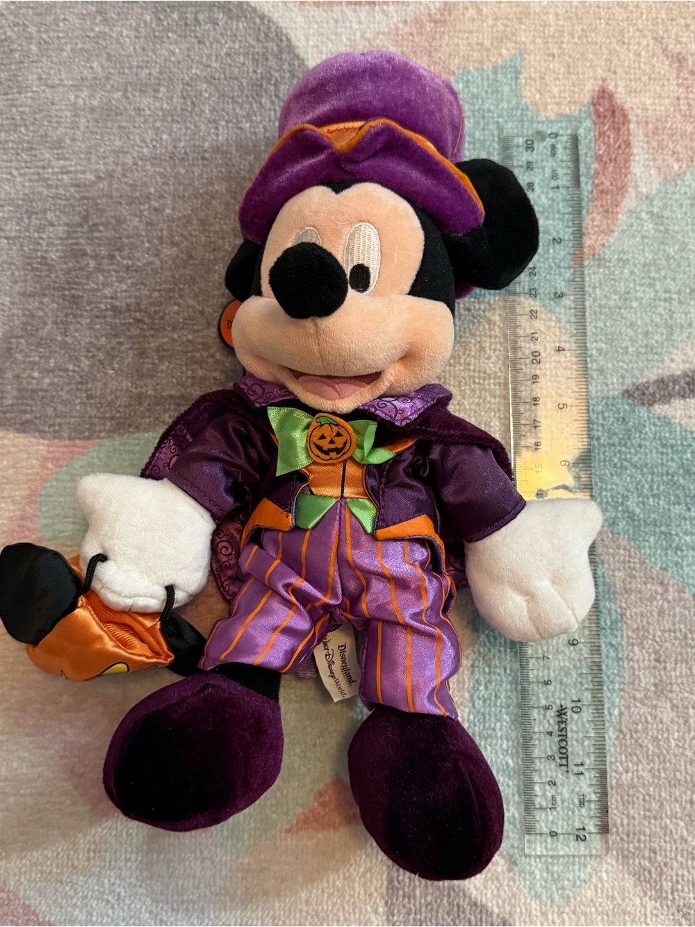 Vintage Walt Disney World 2008 Happy Halloween Mickey Mouse Plush - Picture 11 of 11